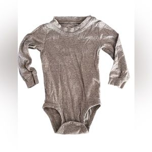Carters Grey Dress Shirt Onesie
